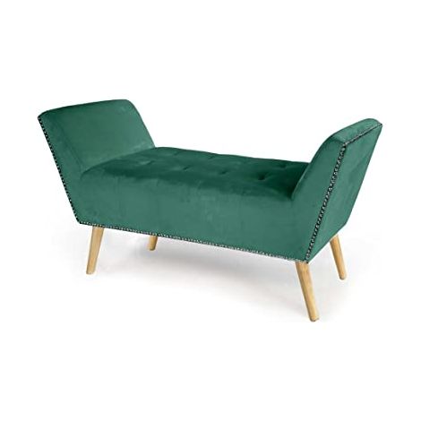 Panca arredo scendiletto verde cm 117 x 40 x 60 h (1/2)