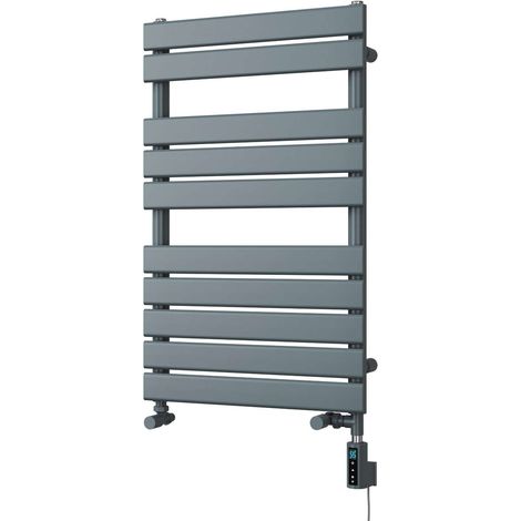 Typhoon - Anthracite Dual Fuel Towel Rail H816mm x W500mm Thermostatic WIFI (1/3)