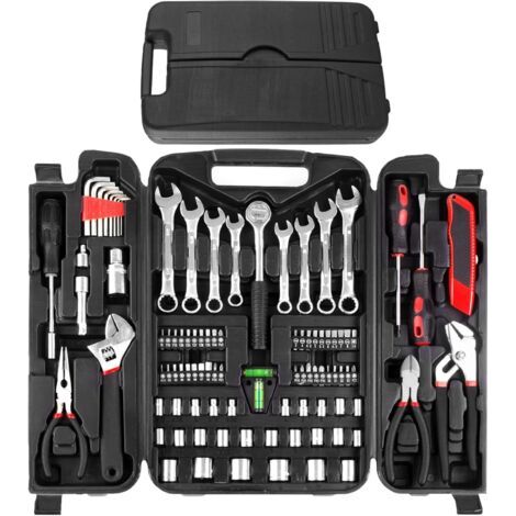Coffret multi-outils 95 pièces – Outils en acier haute qualité – Boîte de rangement robuste – Pour entretien maison et chantier (1/5)