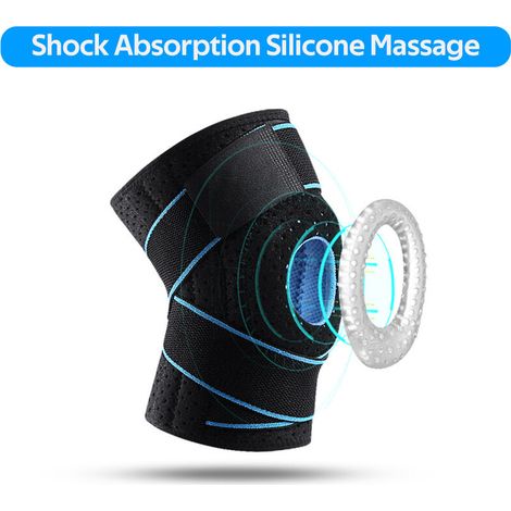 Genouillere de sport Genouillere reglable Bandage de protection du genou avec support a ressort, modele: Rose MNS (1/4)