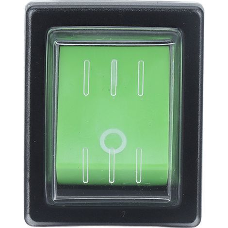 Schnell reagierender Netzschalter, 4 Pins, kompakt, leicht austauschbar, langlebig, praktisch, grüner Knopf für Instrumente (1/5)
