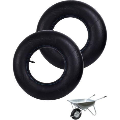 2 Pcs Chambre à Air 4.80/4.00-8 Chambre à Air Brouette 4.00-8 TR13 Chambre de Rechange 480/400-8 pour brouette Chariot de Jardin Camion à Main (1/5)