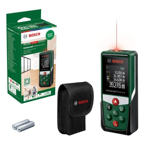 BOSCH DIY UNIVERSALDISTANCE40C AAA batteries Laser range finder