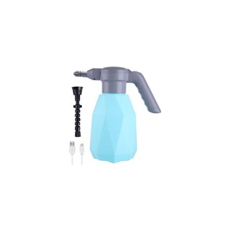Annaffiatoio elettrico da 2 litri, spruzzatore elettrico per piante da giardino, annaffiatoio automatico con beccuccio regolabile per irrigazione di giardini interni ed esterni - Blu (1/4)