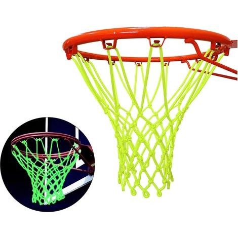 Filet de Basket Lumineux, Filet de Basket-Ball Lumineux, Filet de Basket Lumineux Brillent pour Extérieur Sport Stade l'École 19 x 14 x 3cm (7.5 x 5.5 x 1.2 Pouces) (1/5)