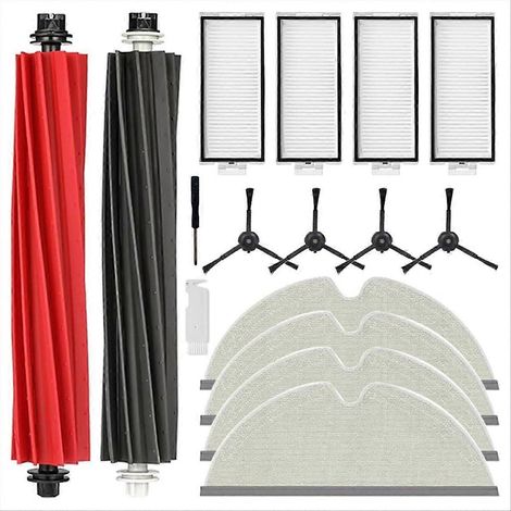 Zubehör für die Staubsauger Q8 Max/Q5 Pro/Q8 Max +/Q5 Pro+: Hauptseitenbürste, HEPA-Filter und Reinigungstuch