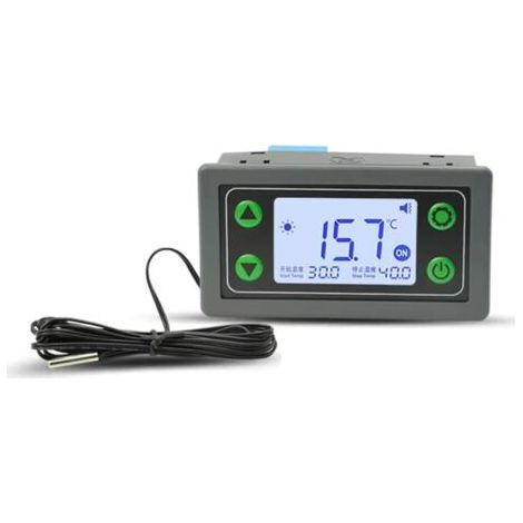 Contrôleur de Température Thermostat à Distance 30A WiFi à Distance Cool Heat APP Collection de Température avec Sonde sans WiFi (1/4)