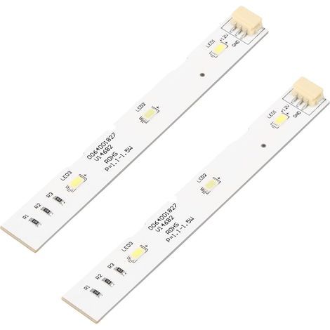 2 PCS Bande LED pour Réfrigérateur 0064001827 Pièce de Rechange Bande Lumineuse LED pour Haier Barre Lumineuse BCD-575WDBI Pièces de Réfrigérateur de Porte Avant (1/5)