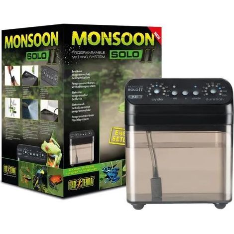 Exo Terra Monsoon Solo II Sistema di Nebulizzazione Compatto
