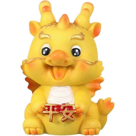 Statue de dragon en résine, souvenir décoratif, sculpture de dragon, statue d'animal chinois, pour étagère ou meuble de rangement-Style A (1/5)
