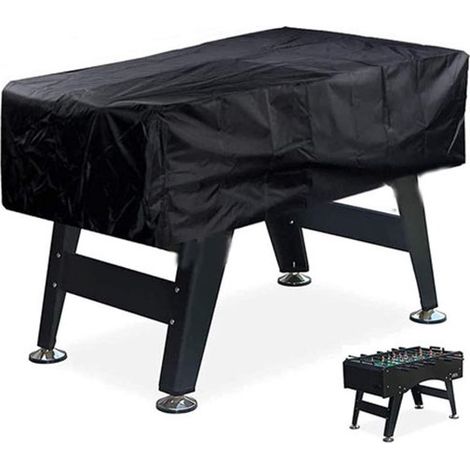 Telo di copertura impermeabile in tessuto Oxford 420D nero per calcio balilla e mobili da giardino. (1/5)