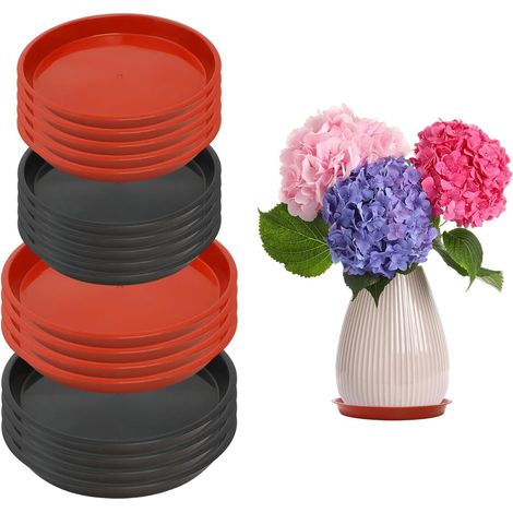 18 Pièces Soucoupe Pot Fleur, 12 Pcs avec 4 Éponges, 2 Porte Stylos Tissu Doux Et Souple, Agreable a Enlacer, Idee Cadeau Saisonniere, Joli Accent Unique De Chambre Et De Fete a Theme (1/5)