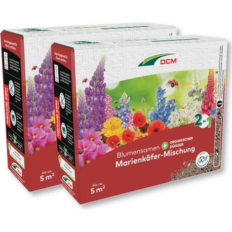 DCM Marienkäfer-Mischung 530 g Blumenmischung Insektenvielfalt Blumenwiese (1/2)