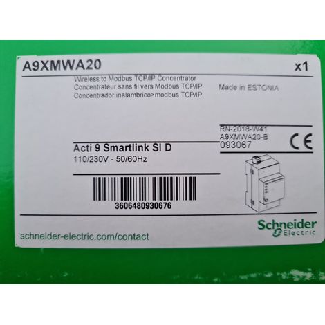 A9XMWA20 Smartlink Si D , CONCENTRATEUR sans fil vers  Modbus TCP / IP
