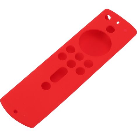 Étui de protection en silicone pour télécommande Fire TV Stick 4K 2018 : antichoc, antidérapant et rouge. (1/5)