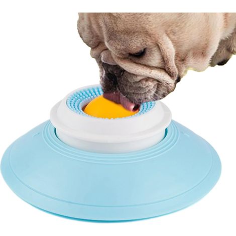Jouet pour chien - 14,5 x 5,5 cm - En polypropylène - Avec ventouse - Gamelle anti-fuite pour chien - Jouet d'enrichissement antidérapant pour animaux de compagnie - Réduit l'ennui (1/5)