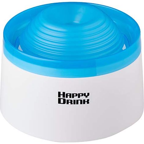 Croci Happy Drink - Fontana per gatti, con cartuccia in carbone anti impurità, sporco e antiodore, alimentatore a bassa tensione, Ø37X18 (H) (1/4)