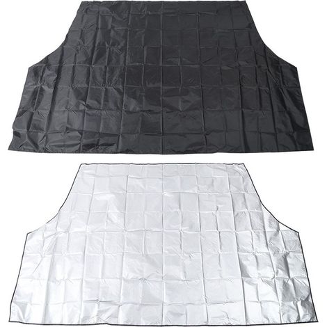 Couvre-pare-brise magnétique pour voiture, 210 x 120 cm, noir, protection contre la neige, la glace et le gel (1/5)