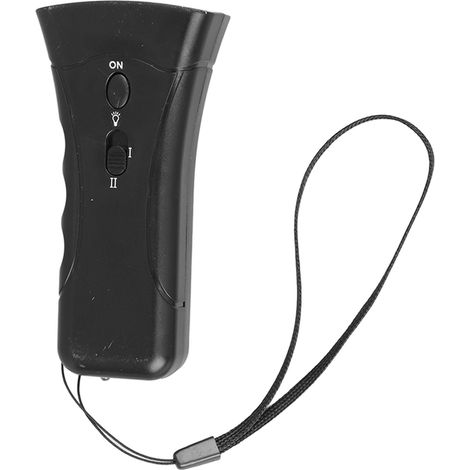 Hundeabwehrgerät mit Doppelsensor, Ultraschall-LED-Licht und Laser, USB-aufladbar, Antibellgerät (1/5)