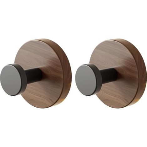 Juego de 10 ganchos para ducha con ventosas，ganchos para toallas desmontables，aptos para ventanas de baño，puertas de cristal y paredes (marrón) (1/2)
