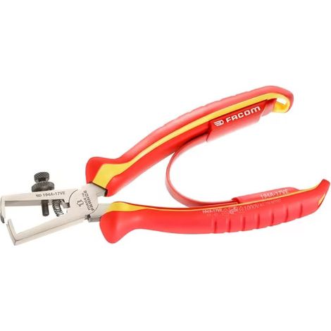 Pinza spelafili - 170 mm - FACOM - Isolata 1000 Volt - 194A.17VE