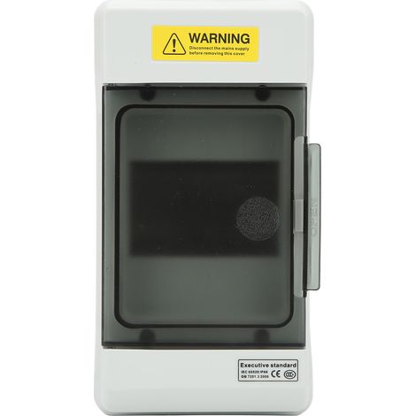Boîtier de distribution photovoltaïque extérieur IP66 étanche à l'eau et à la poussière, disjoncteur 4 voies avec barre de cuivre unique