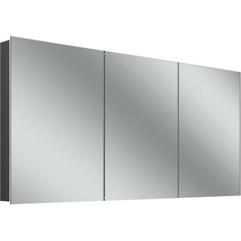 Armario con espejo iluminado Schneider STYLE TW LED, 3 puertas de