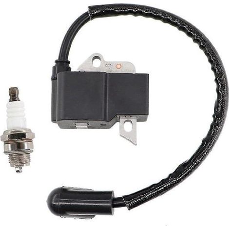 Bobine d'allumage pour débroussailleuse Husqvarna 125E 128L 128LD 128C 125C 128CD 125R 125RJ 128R 125L, bougie d'allumage n° 545046701 (1/5)