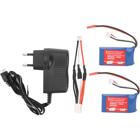 Chargeur de batterie 3 en 1 pour modèles d'avions RC, compatible avec WLtoys V262 V333, prise EU. (1/5)