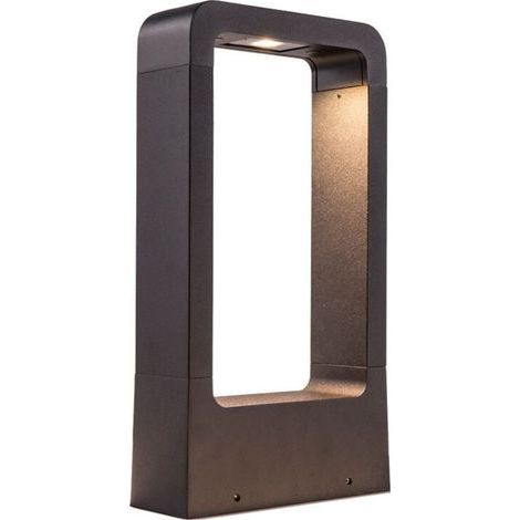 Borne d'extérieur Lampe de pelouse extérieur moderne et simple 7W LED IP65 étanche borne et potelet dexterieur pour les jardins, les portes d'entrée, les terrasses, les allées et les balcons (1/5)