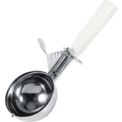 Cuillère à glace en acier inoxydable 1 Pratique Avec poignée plastique (1/5)