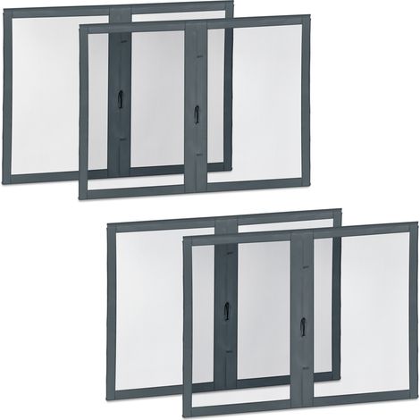 VONROC Parois latérales en moustiquaire - Pour tente de réception Premium PT501XX  Gris (1/3)