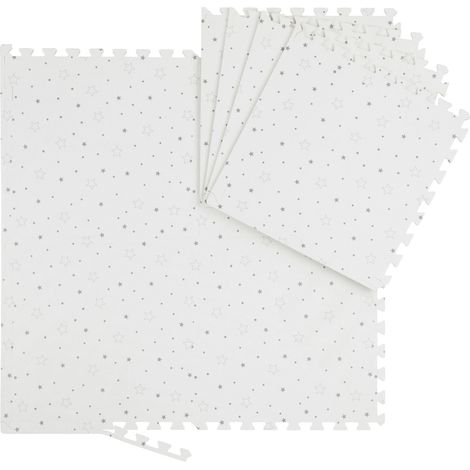8 puzzlematten mit sternen