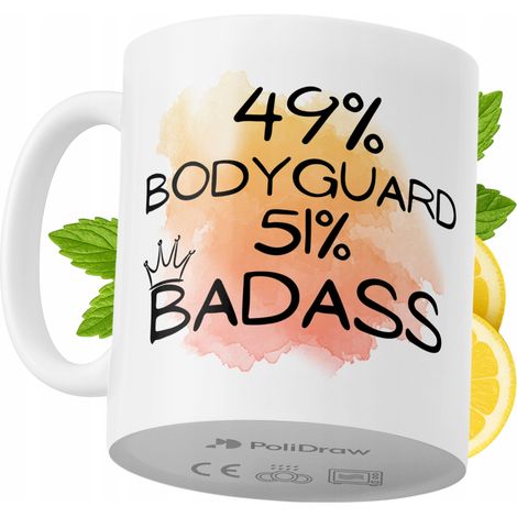 Taza divertida para guardaespaldas, taza de café o té con diseño gráfico y texto humorístico. Taza ideal para cumpleaños, santos, días festivos. Taza premium para ocasiones especiales en casa, la ofic (1/5)