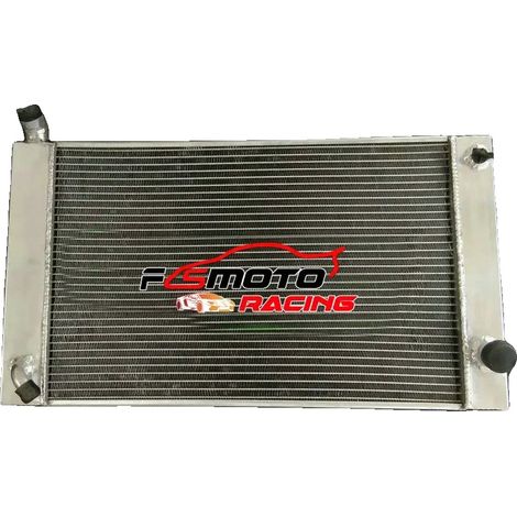 Radiador de aluminio, compatible con SAAB 97 Sonett II/III, tamaño del motor: 0.8L/1.5L/1.7L, fabricado entre 1967 y 1974, ubicación frontal, mejora la eficiencia de refrigeración. (1/5)