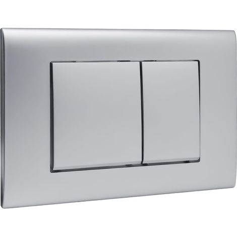 Plaque Commande WC Suspendu pour Sigma Gamme, UP300/320 Argenté Mat (1/5)