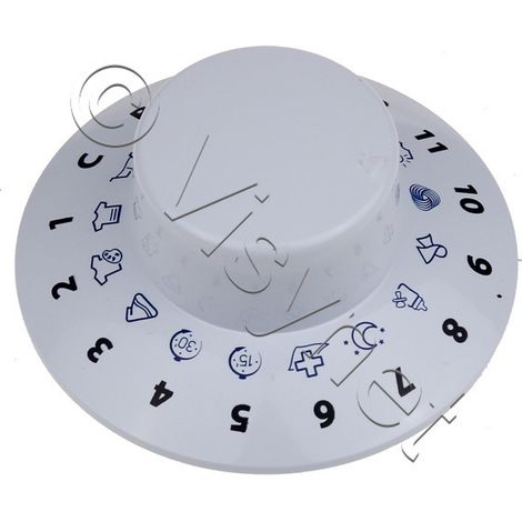 BOUTON TIMER WHITE PW ARM PRNE02 POUR LAVE LINGE ARISTON - C00264221 (1/2)