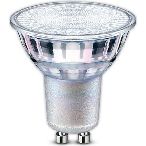 pack de 3 ampoules LED GU10, 50W, blanc chaud (1/5)