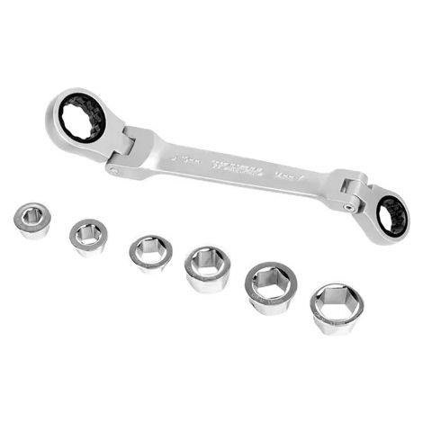 set chiavi a cricchetto workpro 7 pezzi 14x19 mm