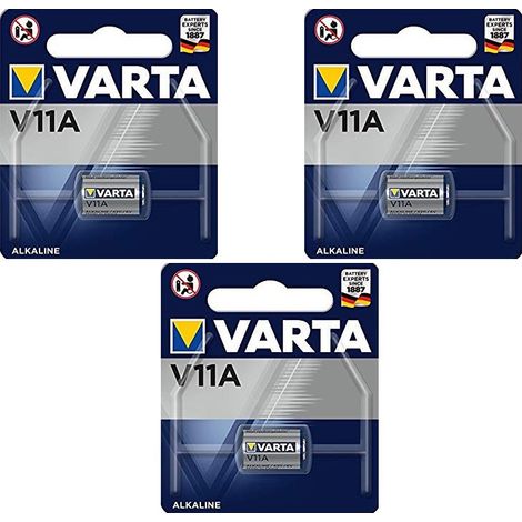 .3 piles Varta V11A.