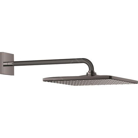 GROHE 26564A00 Ensemble de pommeau de douche Rainshower 310 Mono Cube 26564 BA 422 mm 9,5 l graphite dur (1/5)