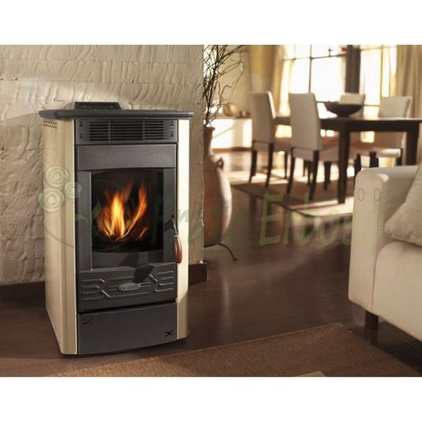 Daphne, 65 - Estufa de pellets de 5.5 Kw beige