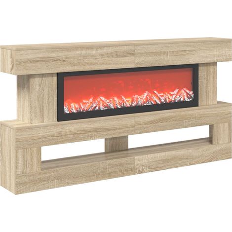 Caminetto elettrico Sonoma 150 x 21 x 77 cm vidaXL (1/5)