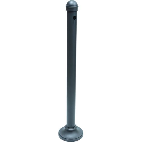 Fontana a colonna Enna per casa giardino colore grigio ghisa senza rubinetto
