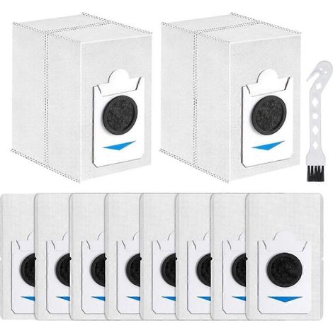 Aspirateur robot ECOVACS Deebot X2 COMBO/T30S : lot de 10 sacs à poussière en tissu non tissé pour une collecte de poussière haute efficacité. (1/5)