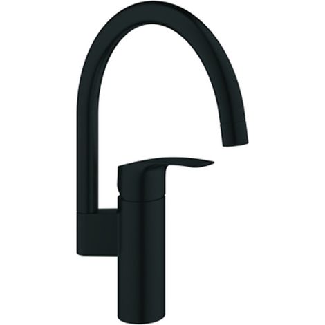 Grohe Spültisch-Einhebelmischer Eurosmart 1/2", hoher Auslauf, matt black (1/3)