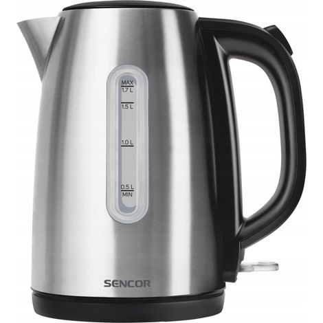 Elektrischer Wasserkocher Sencor SWK 1720BK schwarz 2200 Watt Edelstahl (1/3)