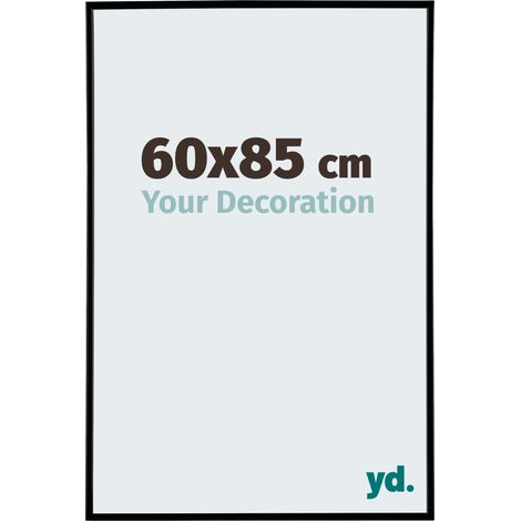 yd. - Cadre photo 60x85 - Noir Mat - Plastique - Evry