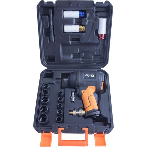 Coffret clé à choc 1/2" 1600nm pour roues (19 pcs) - OP 1650BL - CLAS Equipements