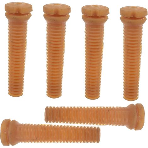 6 Pièces Baguettes D’épilation en Caoutchouc pour Volaille et Oie, Sûres et Efficaces, pour Élevages et Fermes Poulet et Élevage, Usage en Ferme, Compatible Plumeuse de Volaille, Format Professionnel (1/5)